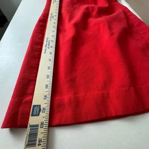 Maeve Anthropologie Red Bow Back Open Back Shift Mini Dress Sz 10 Short Sleeve thumbnail 9