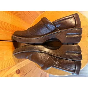 Boc Born Concept Shoes Womens 10M Slip On Clogs Mule Brown Animal Print thumbnail 6