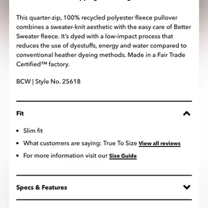 Patagonia Better Sweater 1/4 zip fleece thumbnail 6