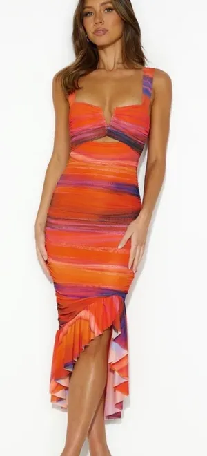 Hello Molly Styled To Perfection Midi Dress thumbnail 1