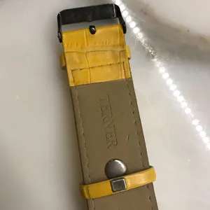 Terner Quartz Watch Yellow Leather Band thumbnail 6