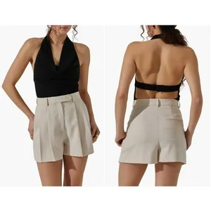 ASTR The Label Cowl Neck Halter Bodysuit‎ Size Medium thumbnail 2