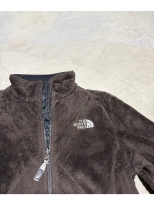 The North Face Dark Brown Plush Full-Zip Fleece Jacket small thumbnail 2