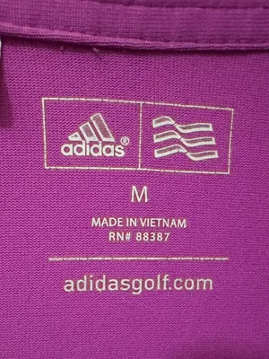 Adidas | EUC Women’s Purple Goft Performance Short Sleeve Polo Shirt (size M) thumbnail 10