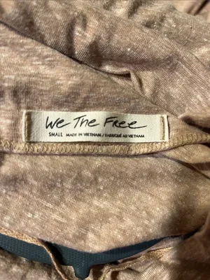 Free People Soft Beige Cowl-Neck Tunic thumbnail 3
