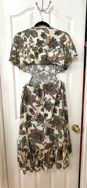 RusttyDustty Floral Print Midi Dress thumbnail 5