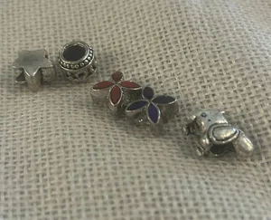A490 charm bracket silver plated 5 pcs Gray thumbnail 1