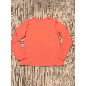 NEW Adidas women's medium pink V-neck long sleeve shirt thumbnail 5