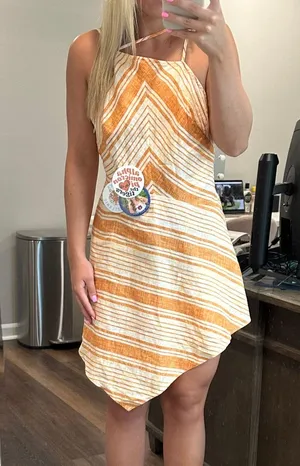 L'Academie Orange Dress thumbnail 3