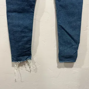 Topshop Moto Jamie 25 x 30 blue denim jeans thumbnail 3
