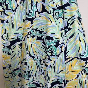 Crown & Ivy Women Cayo Coco Shift‎ Dress 10 Halter Neck Tropical Resort Iguana thumbnail 5