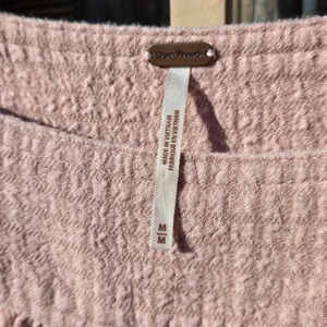 Free People Ruffle Long Sleeve Bouse M thumbnail 4