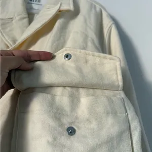 Ami Cream Utility virgin wool Pocket Jacket thumbnail 9