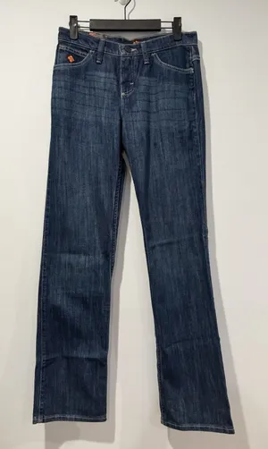 NEW Wrangler FR Flame Resistant Denim Jeans Womens 29** Workwear Cotton Utility thumbnail 1