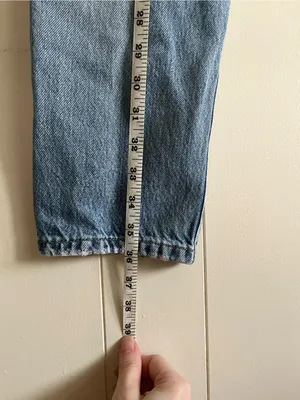 Garage Light Blue Distressed Boyfriend Jeans - Size 1, Waist 25) thumbnail 8