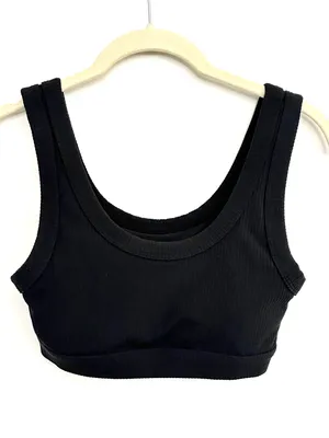 Alo Yoga Black Wellness Bra Size XS thumbnail 4