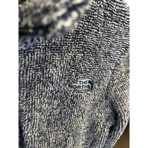 The North Face Osito Full Zip Fleece Jacket Blue White Marled Womens Medium thumbnail 4