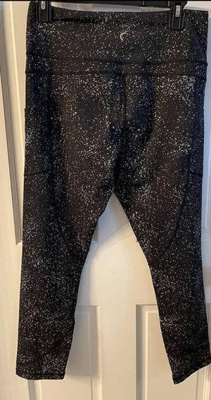 ZYIA Black Reflective Mirage Pocket Light n Tight Hi-Rise 7/8 24" Size 12 thumbnail 1