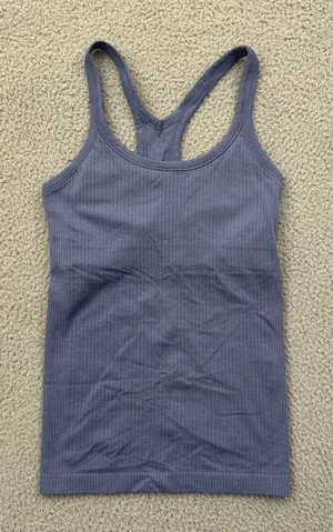 Lululemon Ebb To Street Tank Top Oasis Blue Athletic Athleisure Womens's 4 thumbnail 1