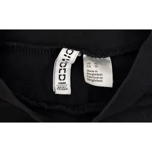 Divided H&M Basic Capsule Black Short Sleeve Crew Neck Crop Top T Shirt Size XS thumbnail 2