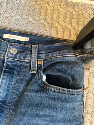 Levi's Women's Medium Blue Wide-Leg Flare Jeans thumbnail 3