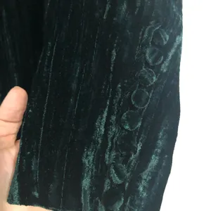 Crushed velvet green holiday dress criss cross detail H&M women’s size 10. thumbnail 5