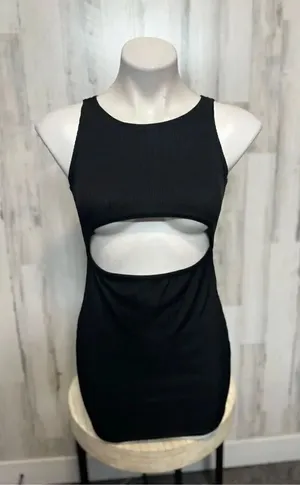 Pretty little things mini black dress thumbnail 1
