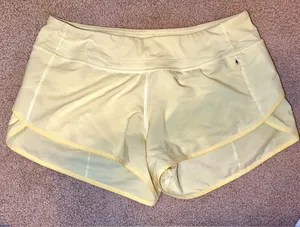 Women’s Yellow Speed Up Shorts - CRZ Yoga thumbnail 1