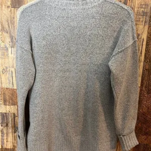 Cyrus Womens Side Slits Long Sleeve Turtleneck Sweater Gray Small (29) thumbnail 3