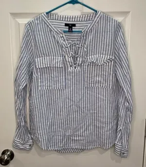 3/$25‎ - Gap sz med striped long sleeve top thumbnail 1