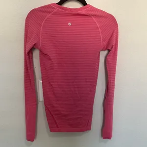 Lululemon Swiftly Tech Long Sleeve Top Rugby Stripe Tonal Heathered Boom Juice 4 thumbnail 9