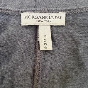 Morgane Le Fay‎ New York Grey Deep V-Neck Empire Waist Sleeveless Top Size M USA thumbnail 6