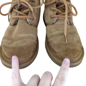 UGG Neumel Chukka‎ Boots Tan Suede Shearling Lined Lace Up Women 7 3236 thumbnail 4