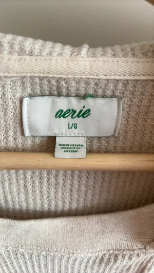 Aerie Waffle Knit Sweater thumbnail 6