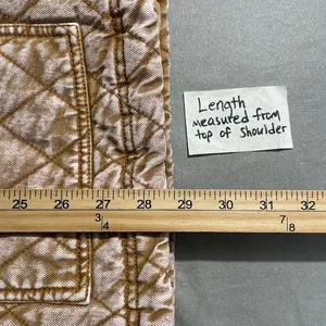 YFB On the Road Quilted Denim Coat Size XL Butterscotch Walker Jacket Boho thumbnail 10