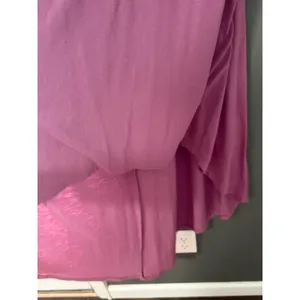 Mudd Y2k Womens Mauve High Low Maxi Dress Crochet‎ Lace Neckline Purple Medium thumbnail 4