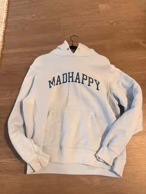 Campus Madhappy Fleece Hoodie Snap Light Blue Small thumbnail 2