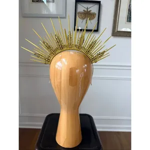 NIP New Goddess Crown Headband Sunburst Halo Day of the Dead Costume thumbnail 8