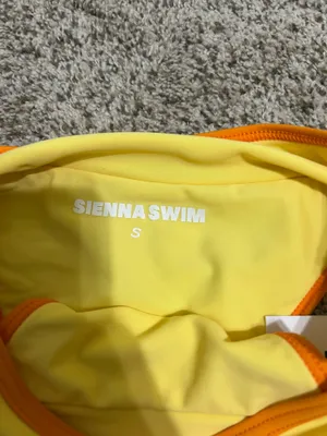Sienna swim high rise bikini bottom Yellow thumbnail 4