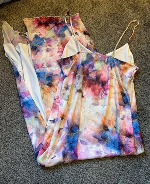 Caution to the Wind Watercolor Floral Dress thumbnail 3