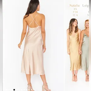 Verona Cowl Neck Dress in Champagne Luxe Satin thumbnail 4