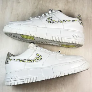 Nike Air Force 1 Pixel Leopard White Womens Sneakers DH9632-101 Size 8 thumbnail 8