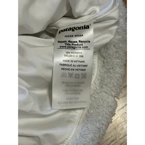 Patagonia‎ Women's Los Gatos Fleece Vest Full Zip White Size S STY25216 Preppy thumbnail 9