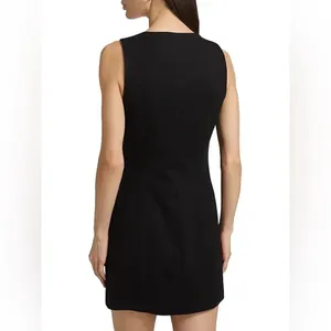 Rag & Bone button-front black minidress thumbnail 2
