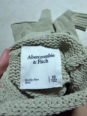 Abercrombie & fitch Lightweight Mock Neck Sweater Light Sage green XS thumbnail 8