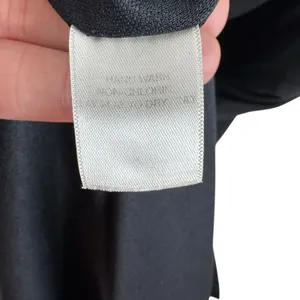 White House Black Market Black Draped Neckline Stretch Midi‎ Tank Dress Size 10 thumbnail 8