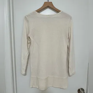 VESTIQUE |‎ Ivory Knit Quarter Sleeve Top thumbnail 2