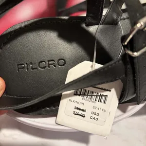 Pilcro Black Leather Thong Sandals EU Size 41 US 10 thumbnail 10