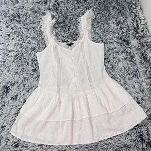 Dollskill Delia’s White eyelet babydoll dress thumbnail 1