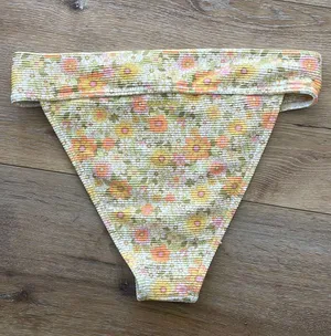 Billabong bikini bottoms orange floral thumbnail 2